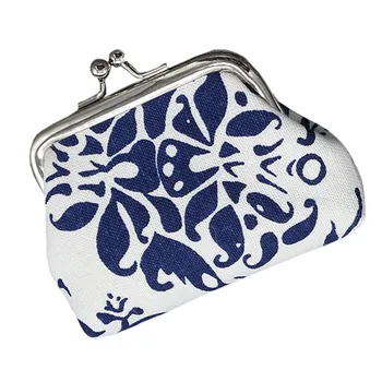 

OCARDIAN Wallet Coin Purses Fashion Mini Women Lady Retro Vintage Flower Small Wallet Hasp Purse Clutch Bag F27