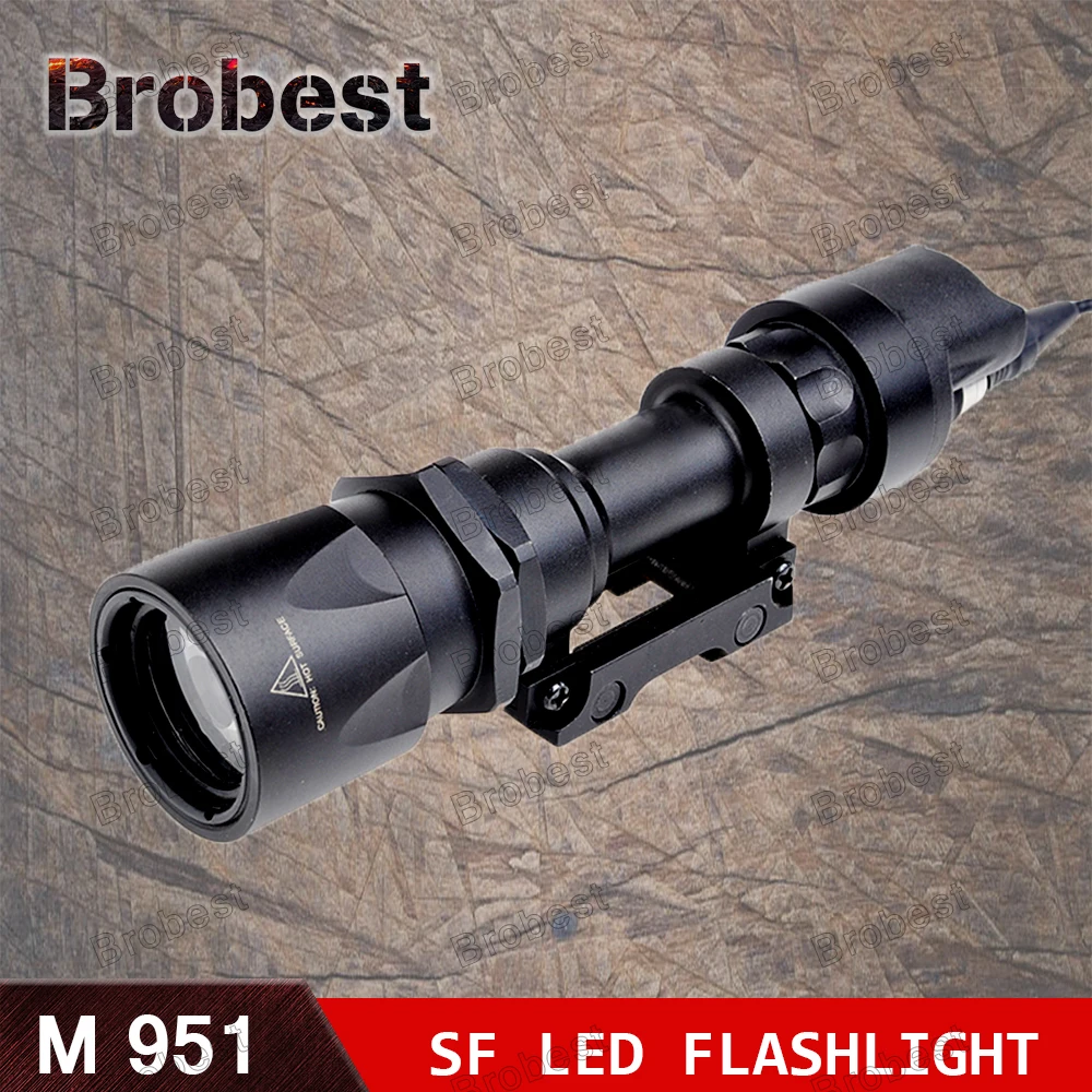 Новые Самые лучшие M951 тактический светодиодный фонарик AR Военная Униформа Weaponlight