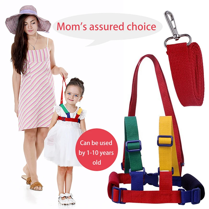 Anti-Lost Band Baby Kid Child Soft Firm Safety Harness Anti Lost Strap Wrist Leash Walking Backpack For 1-10 Year Old Children