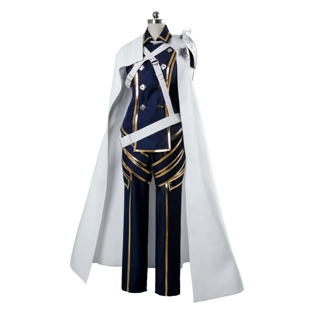 Cosplay&Ware [14]Fire Emblem Awakening Cosplay Prince Chrom Costume Full Sets Battle Suit With Robe Halloween Carnival -Cosplay&Ware anime Shop