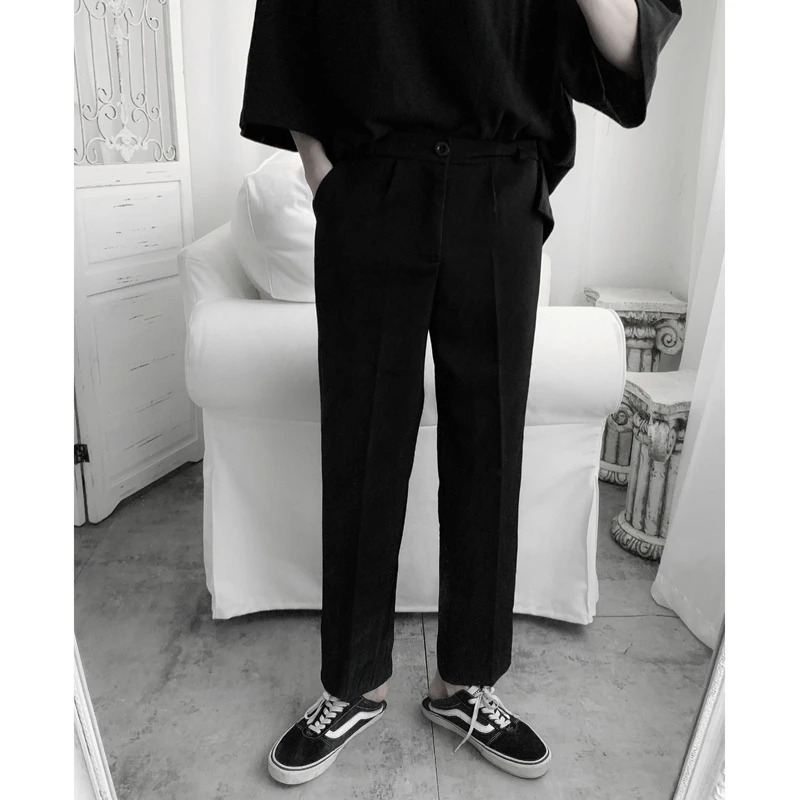 black loose pants outfit