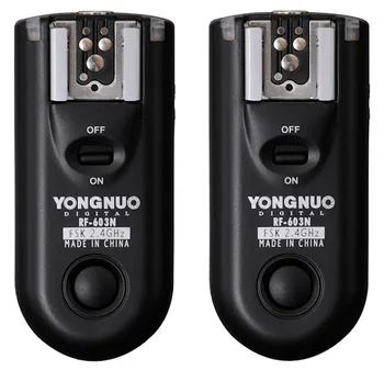 

Yongnuo RF-603 N1, RF603 N1 RF 603 Flash Trigger 2 Transceivers for NIKON D800 D3X D3 D2X D2H D1H D1X D700 D300 D200 D100