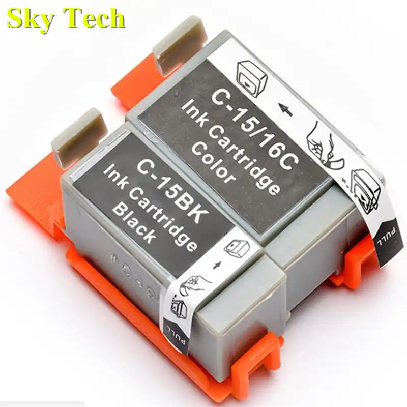 1Set BCI15 BCI16 Compatible Ink Cartridges For Canon C 15 C 16 For Canon i70 i80 ip90 ip90v