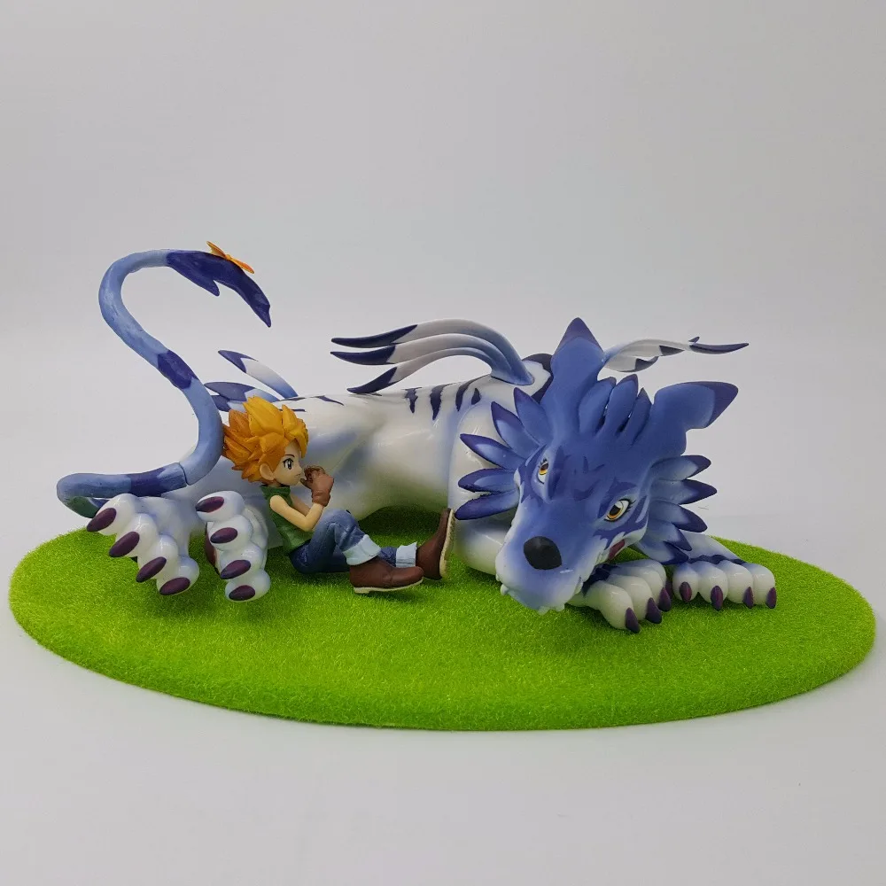 

Digimon YAMATO Garurumon Pvc Action Figures 100mm Anime Digimon Adventure Garurumon Collectible Model Toys