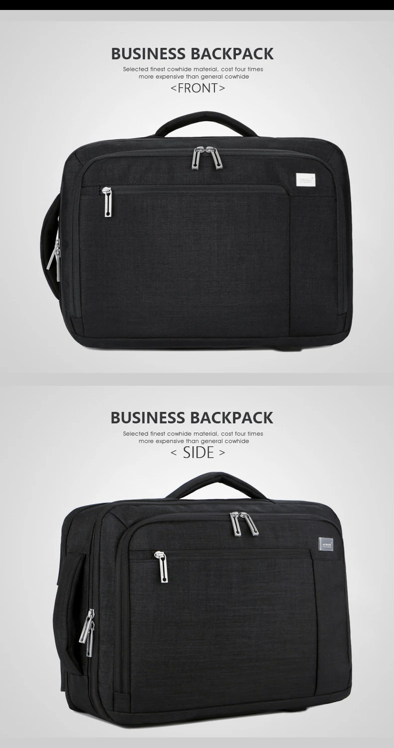 Бизнес Мужские 15,6 дюймов ноутбук рюкзак USB для подзарядки Мужской Водонепроницаемый Путешествия Mochila подростков Stuendt школьный рюкзак