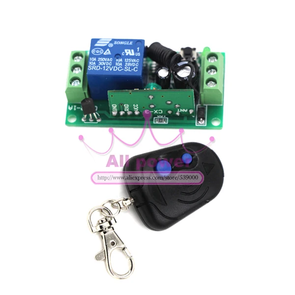 Aliexpress.com : Buy DC 12v 10A relay 1CH wireless switch