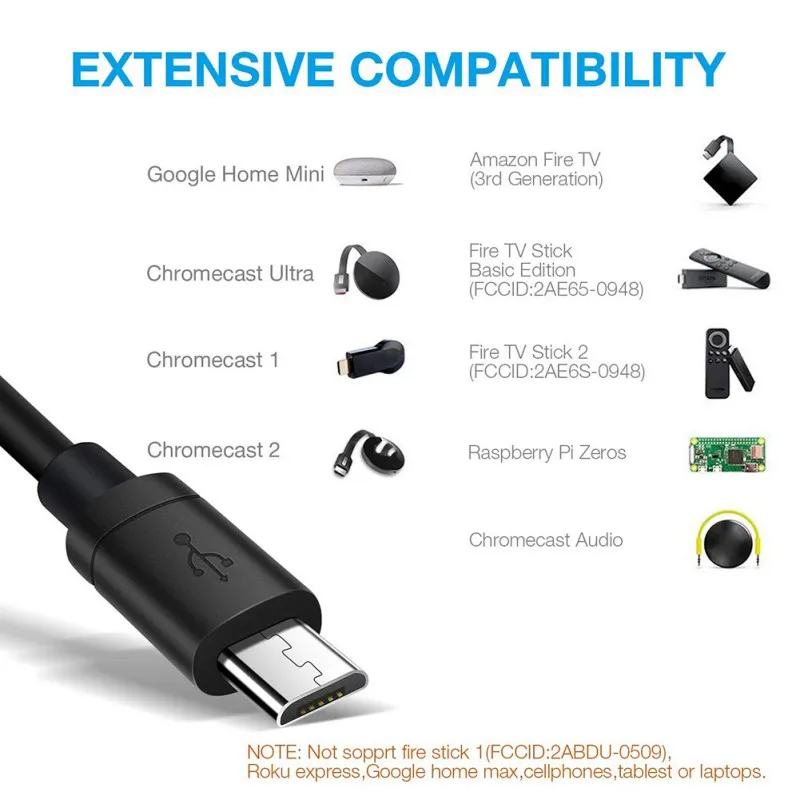 Для Chromecast Ethernet адаптер USB 2,0 к RJ45 для Google для Chromecast 2 1 Ультра Аудио ТВ-карта микро USB Сетевая карта
