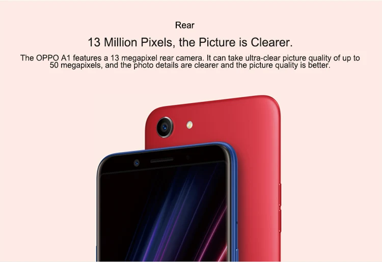 OPPO A1 3GB RAM 32GB ROM Helio P23 MTK6763T 2.5GHz Octa Core 5.7 Inch Full Screen Android 7.1 4G LTE Smartphone