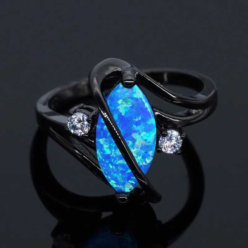 Кольцо С Черным Опалом Купить