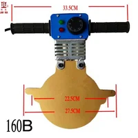 Dn 160mm Non-stick Plate Hot Plate Hand Heating Plate Heating Board For PE Pipes Butt Welding Machine Fuser Fittings Heating 2