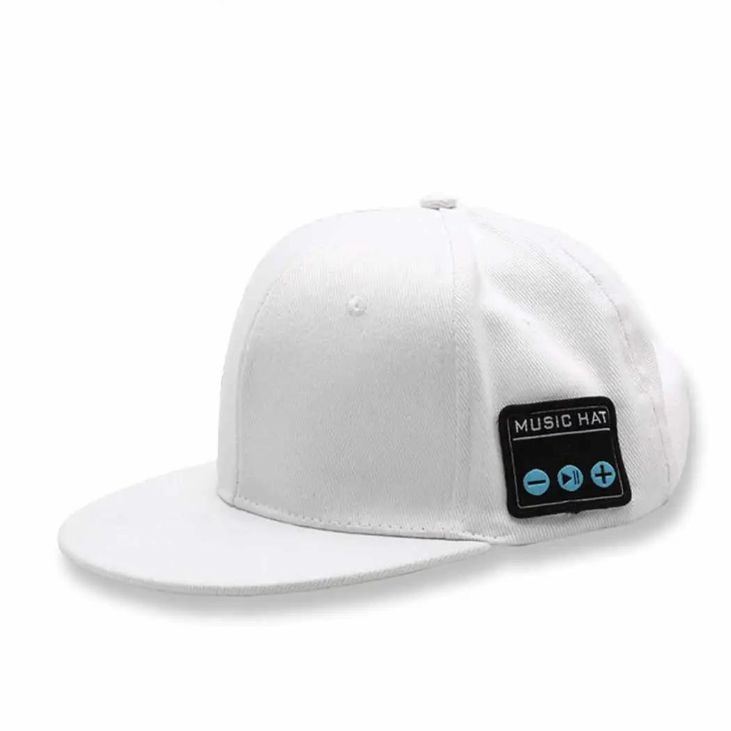 Беспроводной Bluetooth стерео звук громкости наушники музыка многофункциональный DW01+ 8205 S Наушники Кепки шляпа 1,5 H 3,7 V - Цвет: white