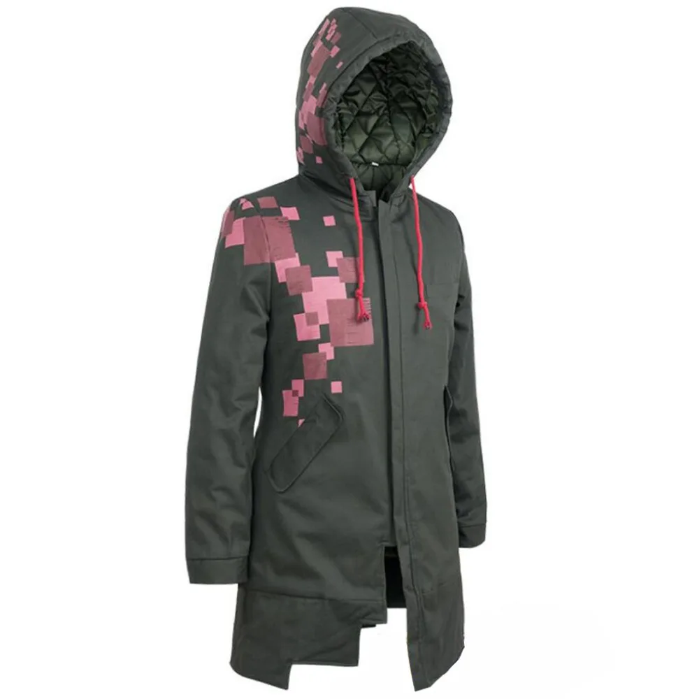 

Anime Super Danganronpa 2 Dangan Ronpa Hinata Hajime Thick cloak coat cosplay costume Hoodie Jacket tshirt