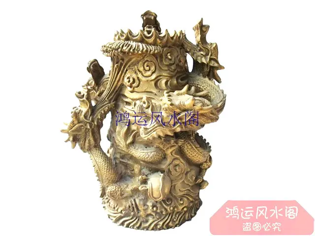 

Precision Bronze statue copper beads wulong decoration prosperoous lilliputian