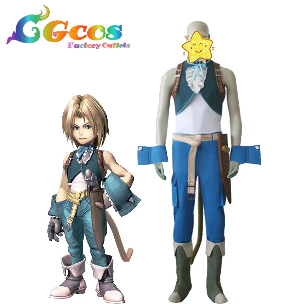 CGCOS Бесплатная доставка Косплэй Костюм Final Fantasy IX 9 Зидан Племенной новый в наличии