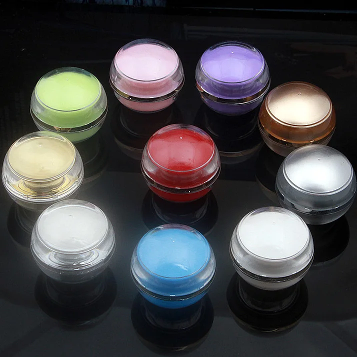 5g/5ml ball shape Jar Portable Cosmetic Empty Jar Pot Eyeshadow Makeup