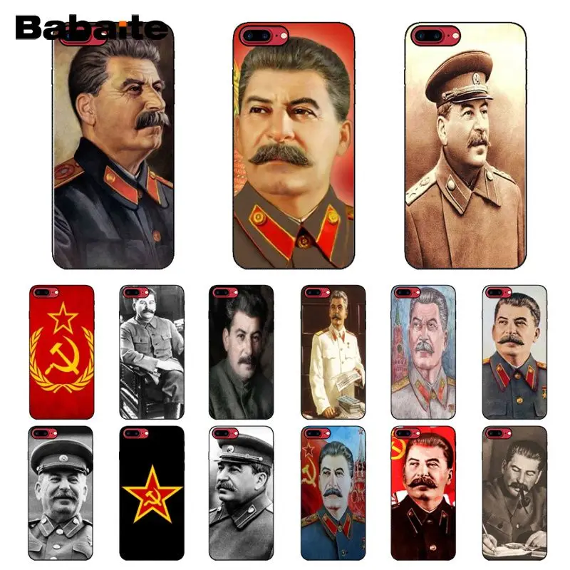 Babaite Сталин Советский Союз ТПУ Мягкий силиконовый чехол для телефона iPhone X XS MAX 6 6s 7
