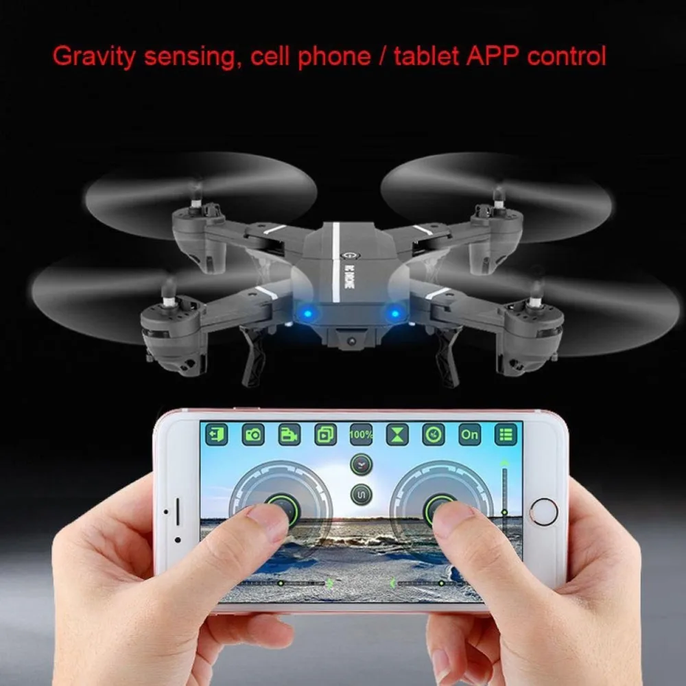 

Hot Sale 8807W Drone Foldable 2.4G RC Quadcopter Drone Toys With30/200W WIFI And Camera Kids Festival Christmas Gifts#258377