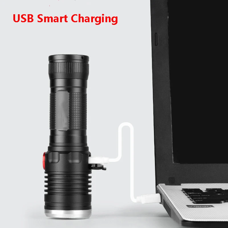 Billig LED Taschenlampe Cree xm l2 Super xml t6 USB Aufladbare Verwenden 18650 oder 26650 Outdoor beleuchtung Taktische LED Taschenlampe