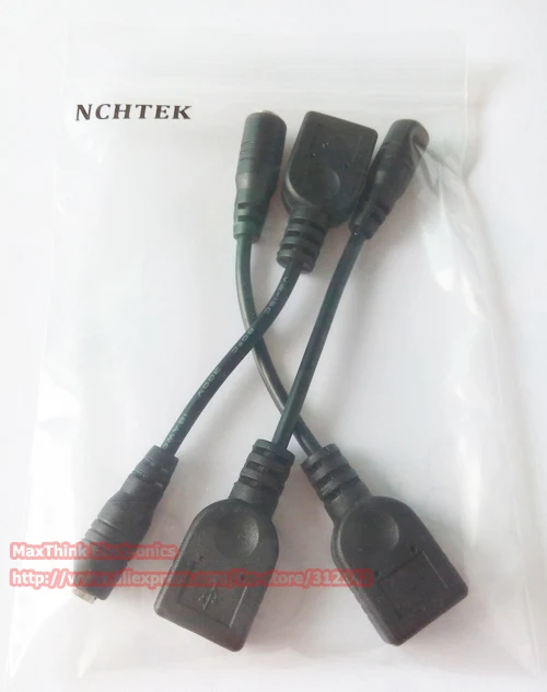 

NCHTEK DC 4.0x1.7mm Female Jack to USB A Female Socket Power Adapter Charger Cable,4.0/1.7mm Connector to USB,3Qty,Free shipping