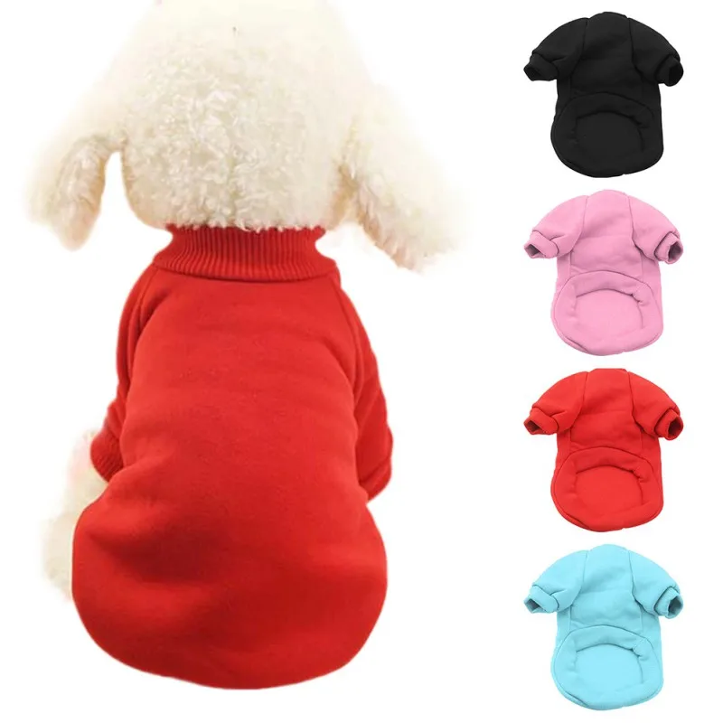 Winter Keep Warm Pet Dog Clothes Cotton Puppy Vest Coat Soft Pet Cat