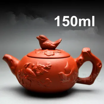 

New Arrival Purple Clay Teapot 150ml Yixing Porcelain Kung Fu Tea Pot Set Teapots Chinese Handmade Zisha Ceramic Sets Kettle