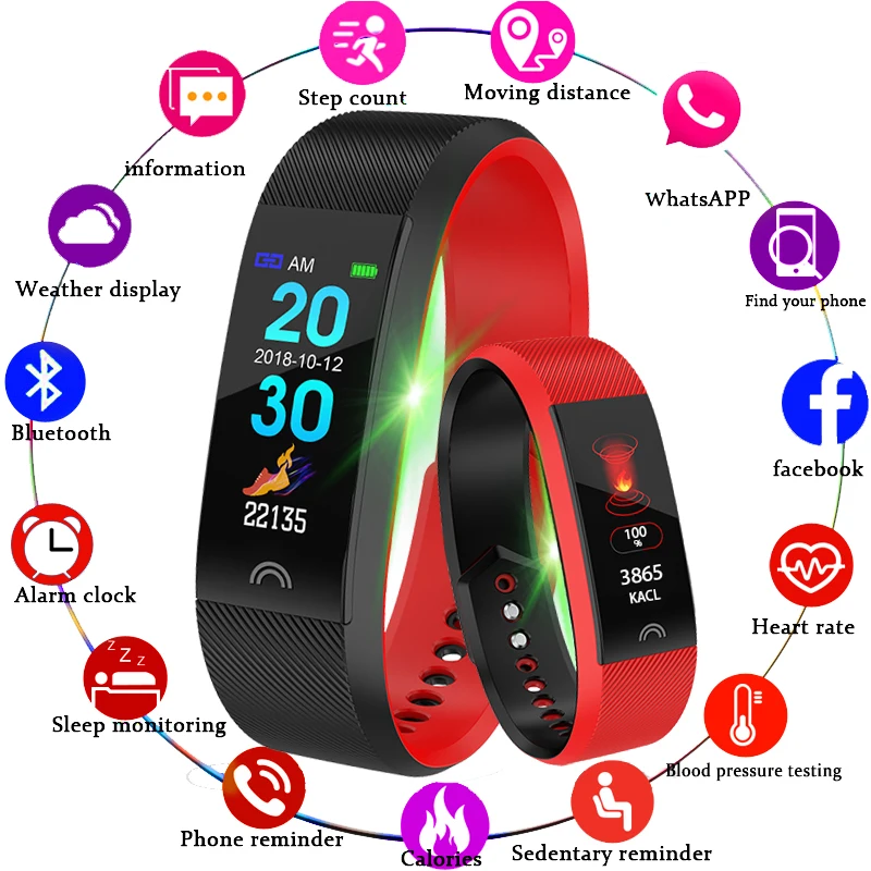 

BANGWEI New smart Watch Women fitness tracker Heart rate blood Pressure Monitor PPG ECG Sport Smart Watch Men For Android ios