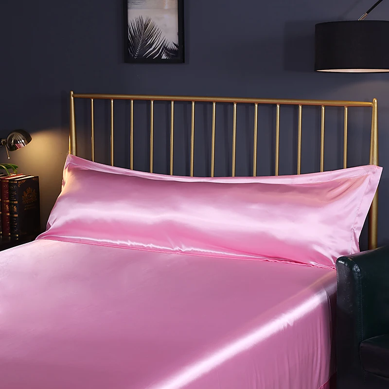 Разноцветный дизайнерский длинный Чехол для подушки из искусственного шелка и сатина, наволочка для подушки, чехол для подушки для здорового стандарта 48*120 см/48*150 см# sw - Цвет: -DFX-ZT-fen