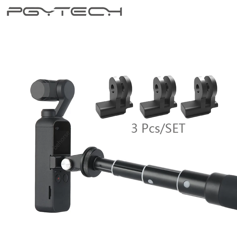 

3Pcs/Set PGYTECH OSMO Pocket Data Port to Universal Mount Durable for DJI OSMO Pocket Handheld Gimbal Expansion Accessories