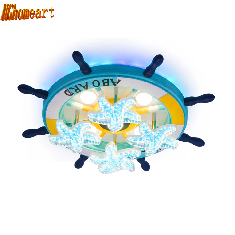 HGhomeart Acrylic Shade Wood Luminaria Child Lighting 110V 220V Led