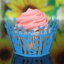 Zero дропшиппинг Хэллоуин Тыква Кружева Лазерная резка Кекс Обертка лайнер выпечки чашки Маффин B7731