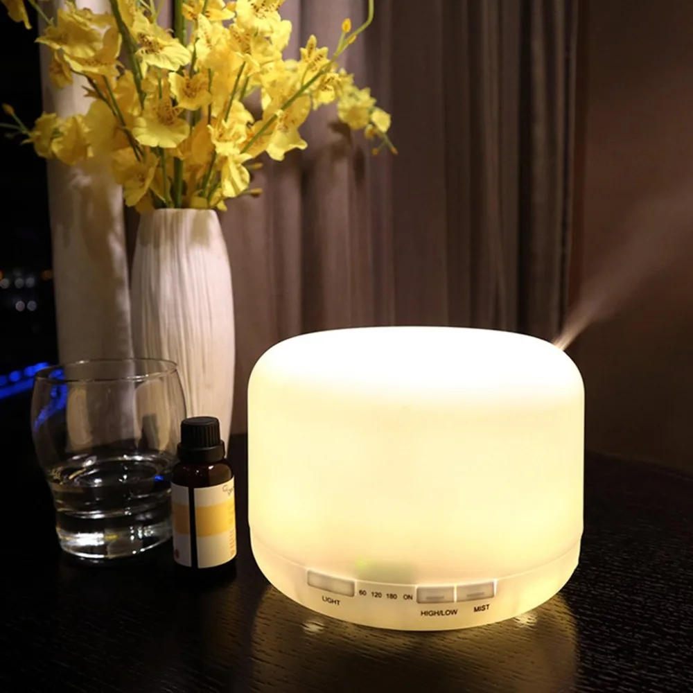 

500ml Low Noise Aromatherapy Humidifier Ultrasonic Aroma Humidifier Essentiel Fragrance Humidifier Machine Home Mist Maker
