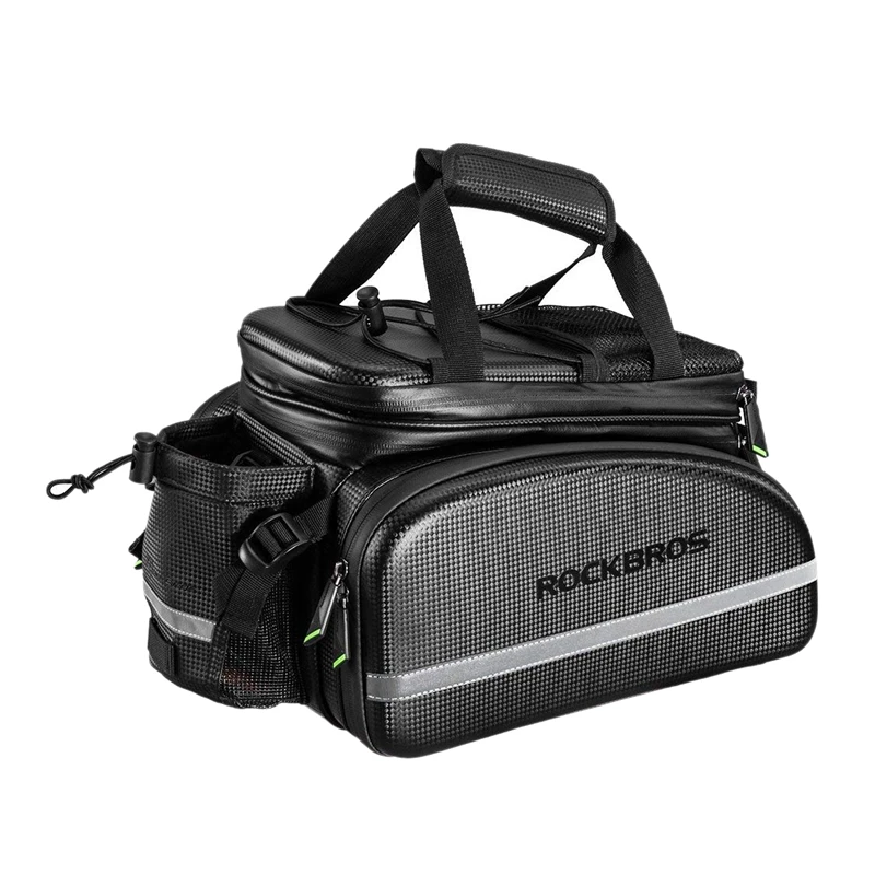 

Rockbros Bike Rack Bag Trunk Bag Waterproof Bicycle Rear Seat Cargo Bag Rear Pack Trunk Pannier Handbag
