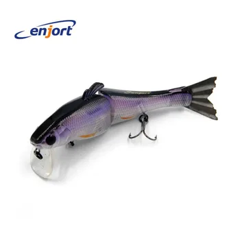 

5pcs/lot Enjort Jointed Fishing lures 11CM/14.2G Minnow plastic hard bait artificial fishing tools jerk fish esca tackle