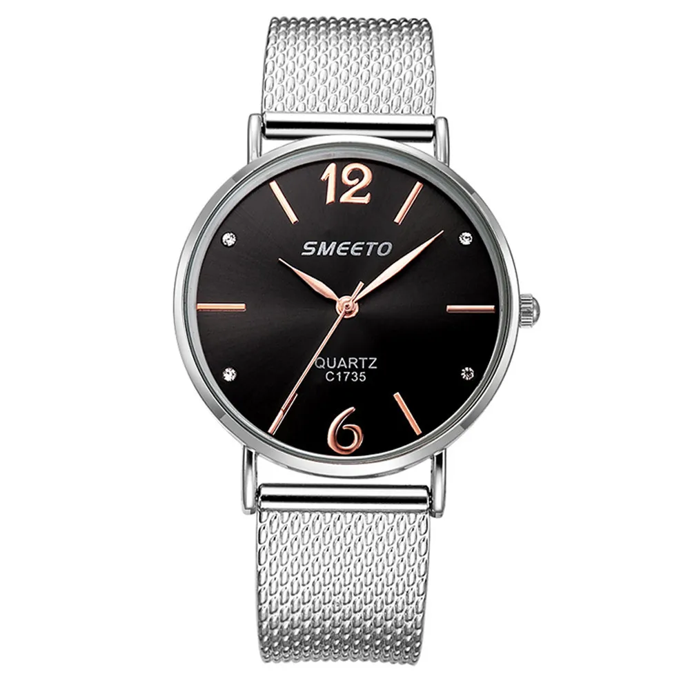 

Women Luxury Watches Crystal Simple Gold Stainless Steel Mesh Wrist Ladies Watch Brand Elegant Wristwatch Clock Relogio Feminino