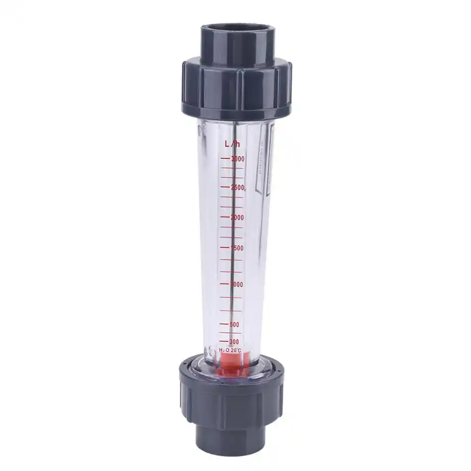 LZS 25 Flow Meter Plastic Tube Type 300 3000L/H Water Rotameter Liquid