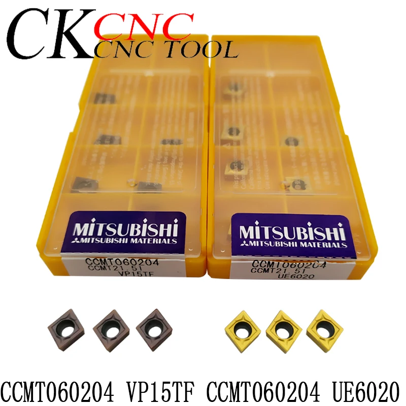 

10PCS Carbide insert CCMT060204 CCMT21.51 VP15TF/UE6020 inner round milling tool CCMT 060204 CNC blade lathe tool milling tool