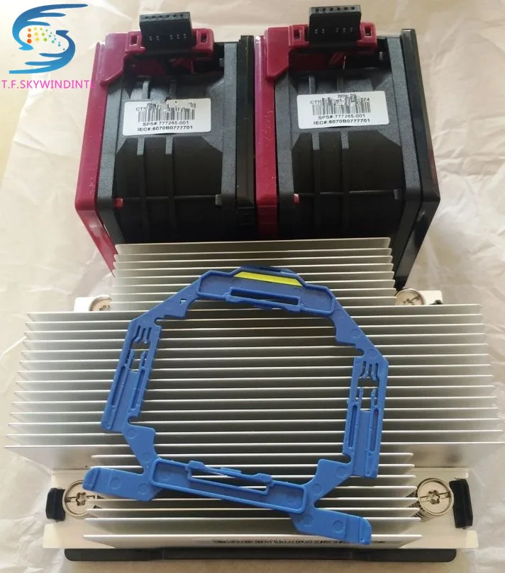 free ship For DL380 Gen9 V4 V3 CPU Heatsink 747608 001 777290 001 And 2 Fans