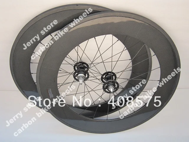 

track single speed bike wheels 88mm tubular track bicycles wheel 20.5mm width 700C novatec hub