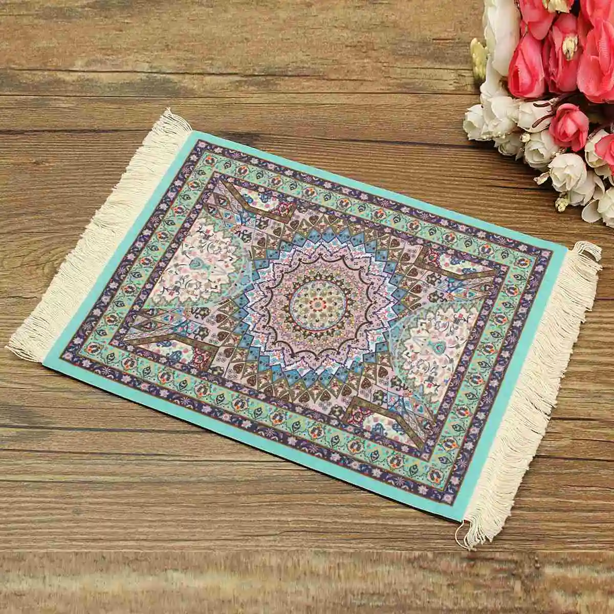 Persian Rug Mouse Pad Custom Bohemian Style Mouse Mat High Definition