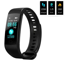 Y5 Fitness Smart Watch Bracelet Heart Rate Blood Pressure Monitor IP67 Wristband Pedometer Tracker For font