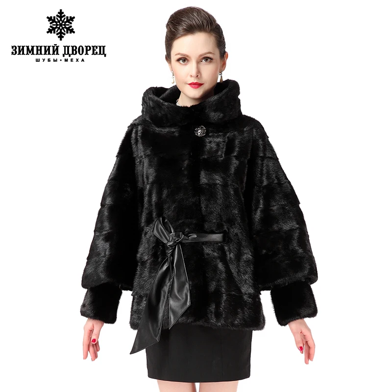 The Best Seller Of Natural Mink Fur Coats White Mink Fur Coat Is A Bat