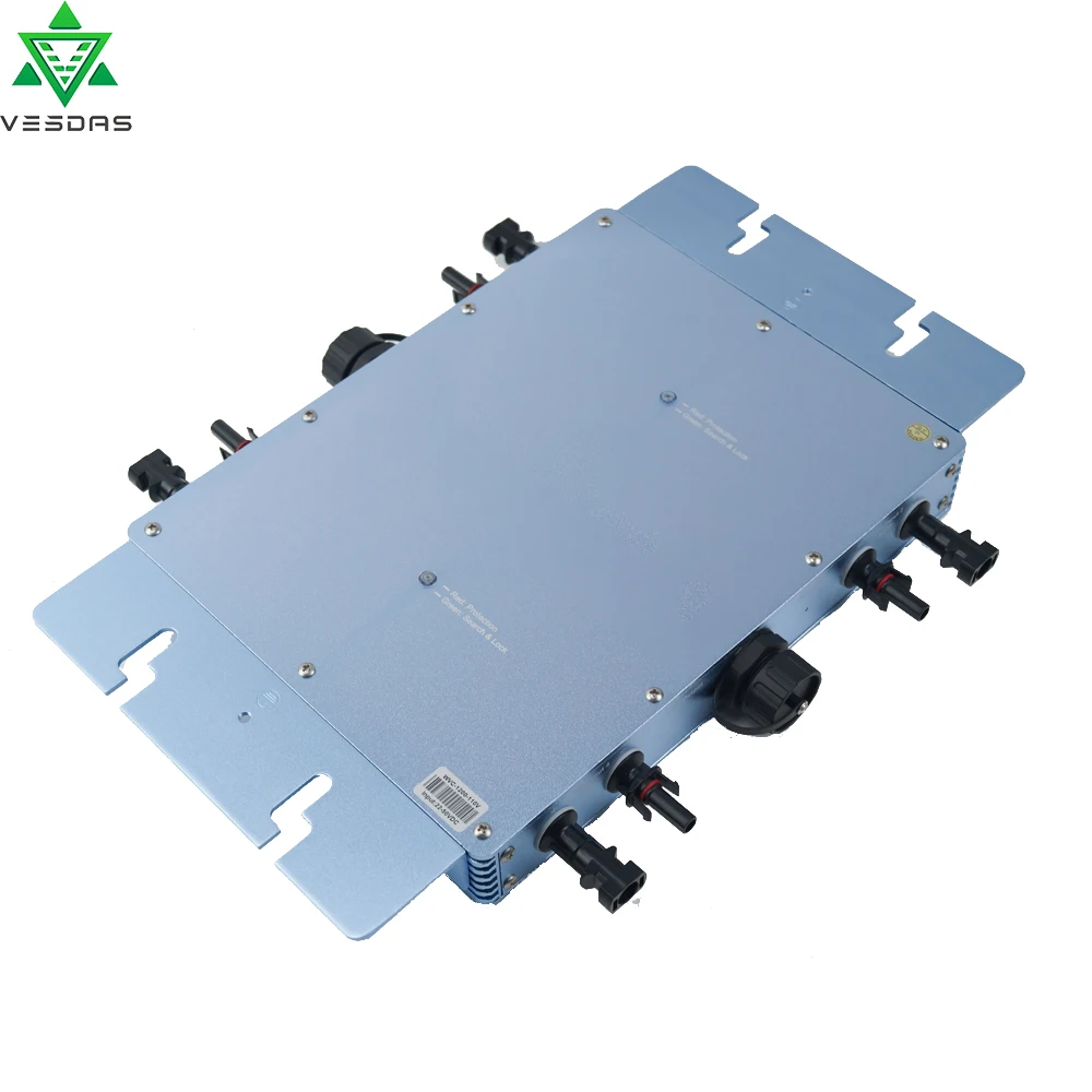 Водонепроницаемый 1200 W MPPT 22-50 V DC В AC 110 V/220 V для 36 V 1200 W PV системы сетки галстук микро инвертор