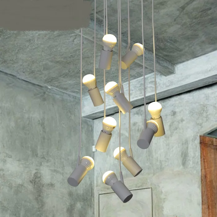 

modern brief led 10 heads Personalized pendant light pendant light bar lamp living room bedroom bar Pendant lamps