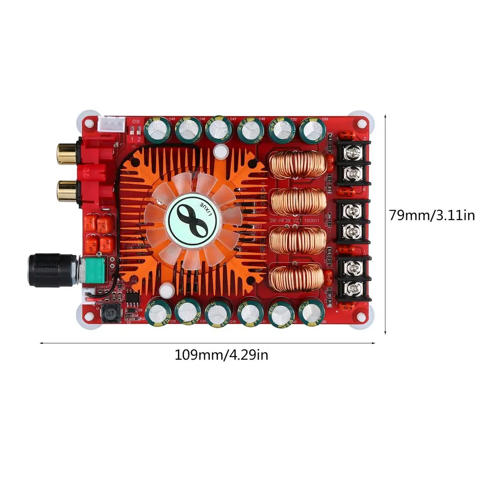 TDA7498E высокомощный цифровой усилитель мощности 2x160 Вт стерео BTL220W моно HF39 прочный цифровой усилитель мощности плата