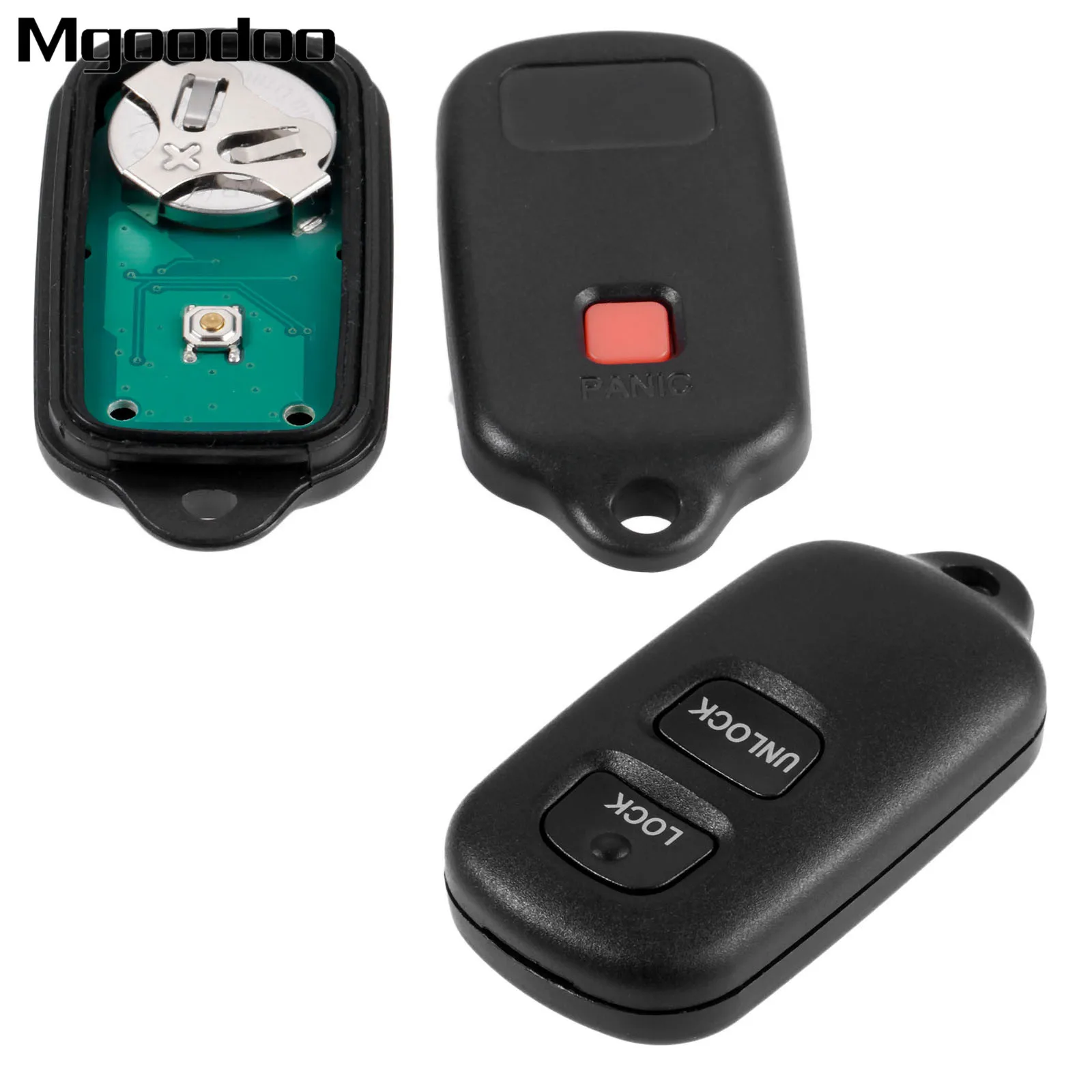 

2 Buttons Remote Car Key Fob Shell HYQ12BBX For Toyota FJ Cruiser Prius RAV4 Highlander Tacoma Tundra Auto Replacement Key Shell