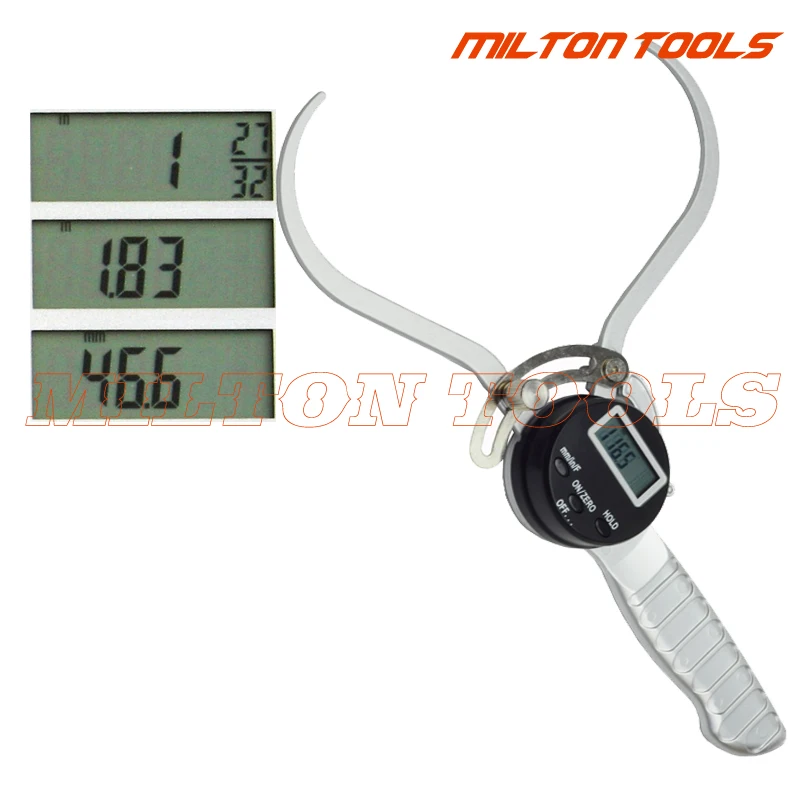 

0-150mm 6" Fraction Digital Outside Caliper with handle Outside OD Digital Electronic Gauge Caliper
