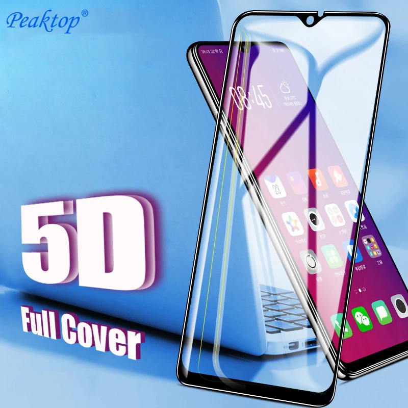 

2pcs 5D Screen Protector For OPPO F9 Pro Tempered Glass A5 9H Full Cover For R9S R11S R11 S Plus R15 R17 F9 Pro F5 F7 Glass Film