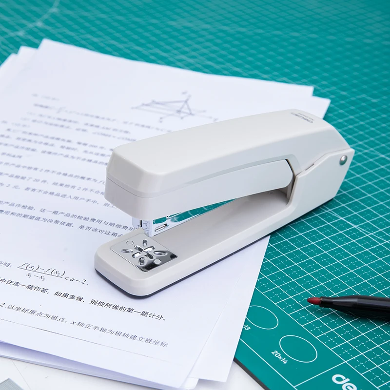 

Deli Standard Stapler School Office Bookbinding Stapler Rotatable Labor Saving Grapadora Multifunctional Stapler Paper Stapling