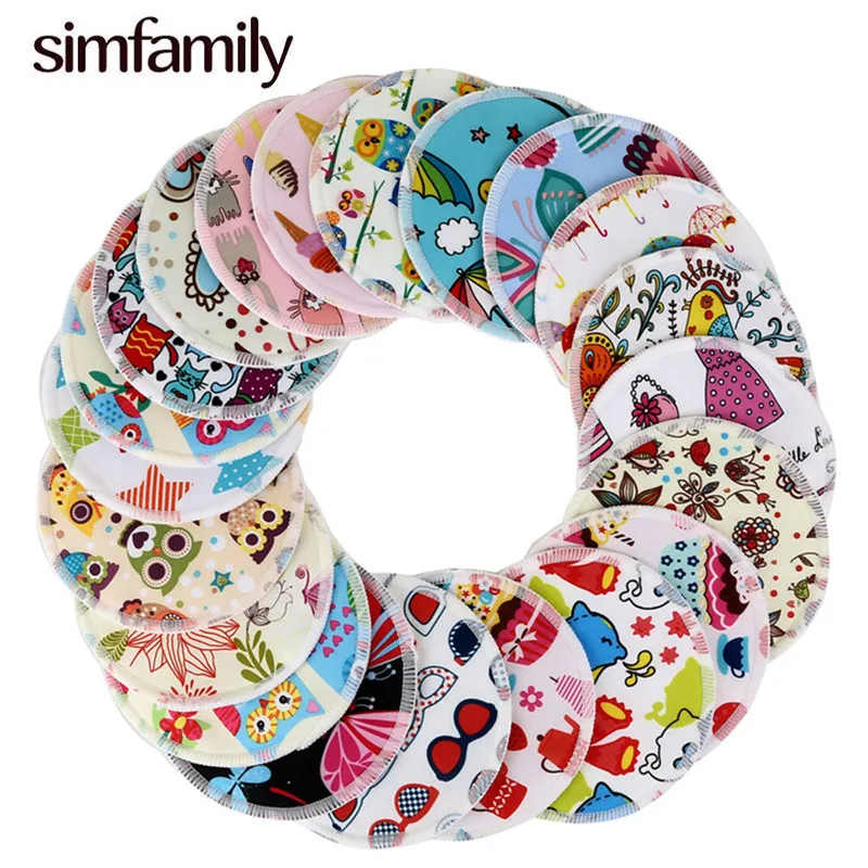 [Simfamily] 10 шт. многоразовый Бамбуковый Коврик для грудного вскармливания для мам моющийся Водонепроницаемый для беременных 12 см, материал