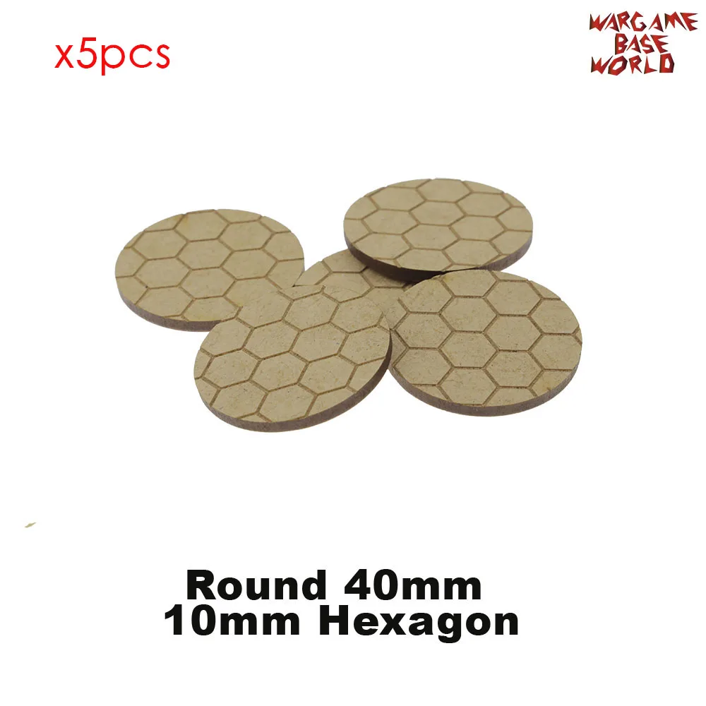 20x MDF Hexagonal 25mm bases Thickness 3mm Basing Laser Cut Wargames infantery 
